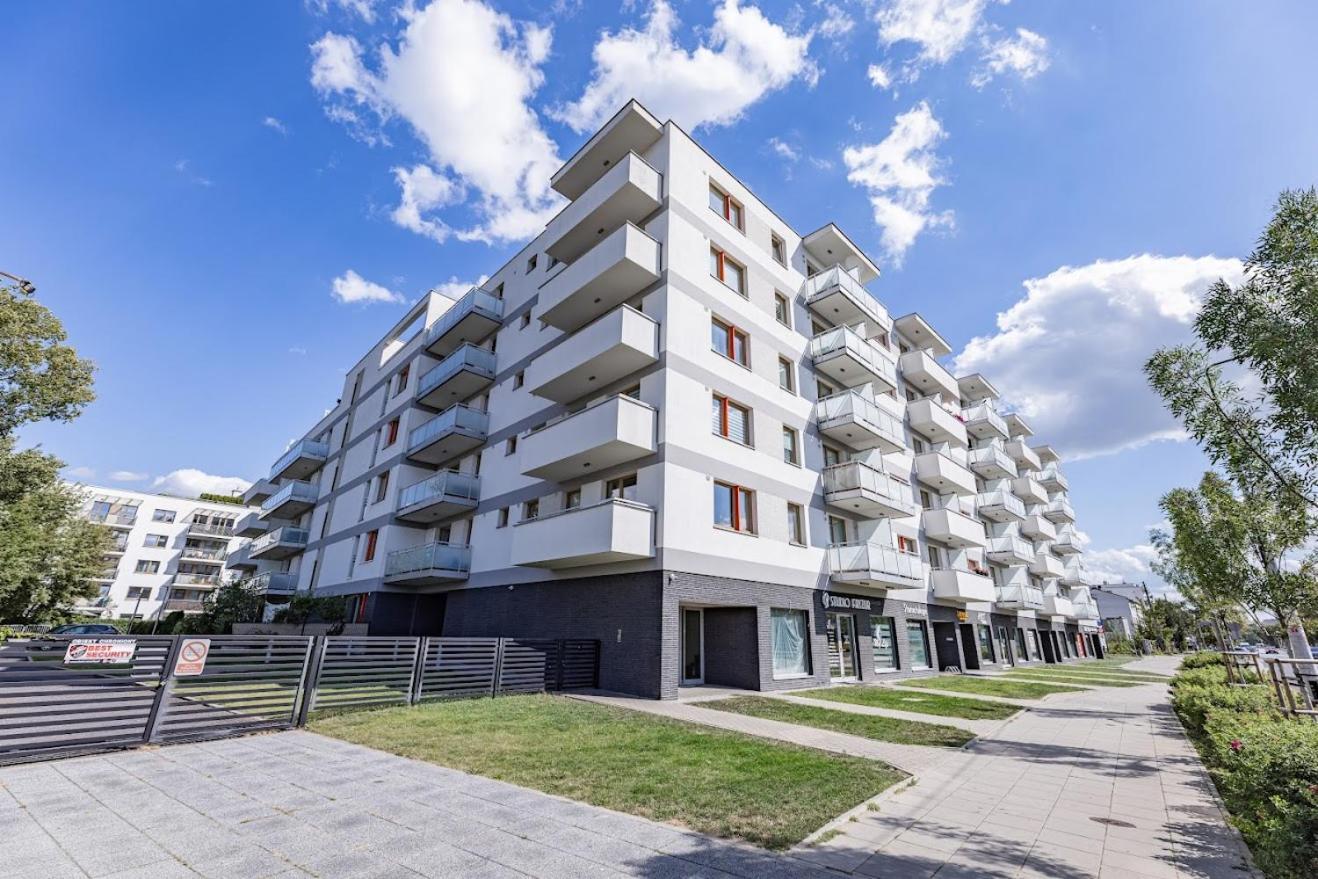 Fajny Apartament Z Parkingiem, Obok Metra. Warszawa Exteriör bild