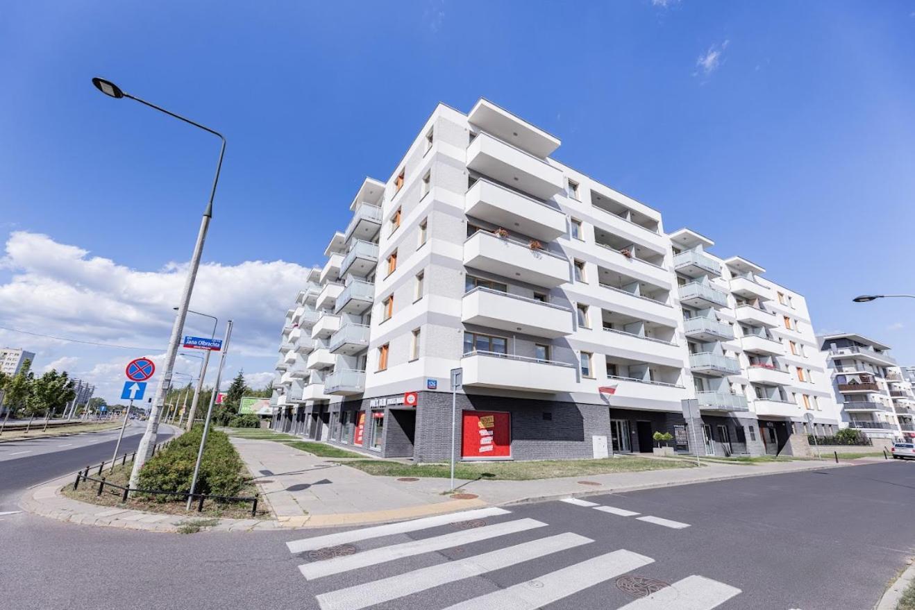 Fajny Apartament Z Parkingiem, Obok Metra. Warszawa Exteriör bild